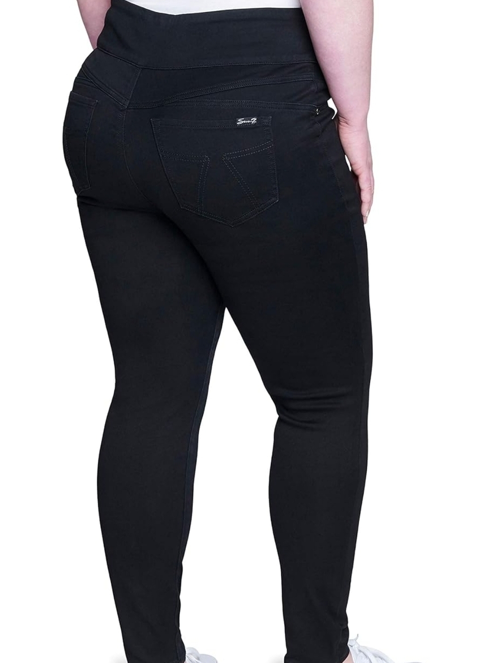 Seven7 Womens Ultra High Rise Tummy Toner Skinny Jean Plus Sz - Picture 3 of 6
